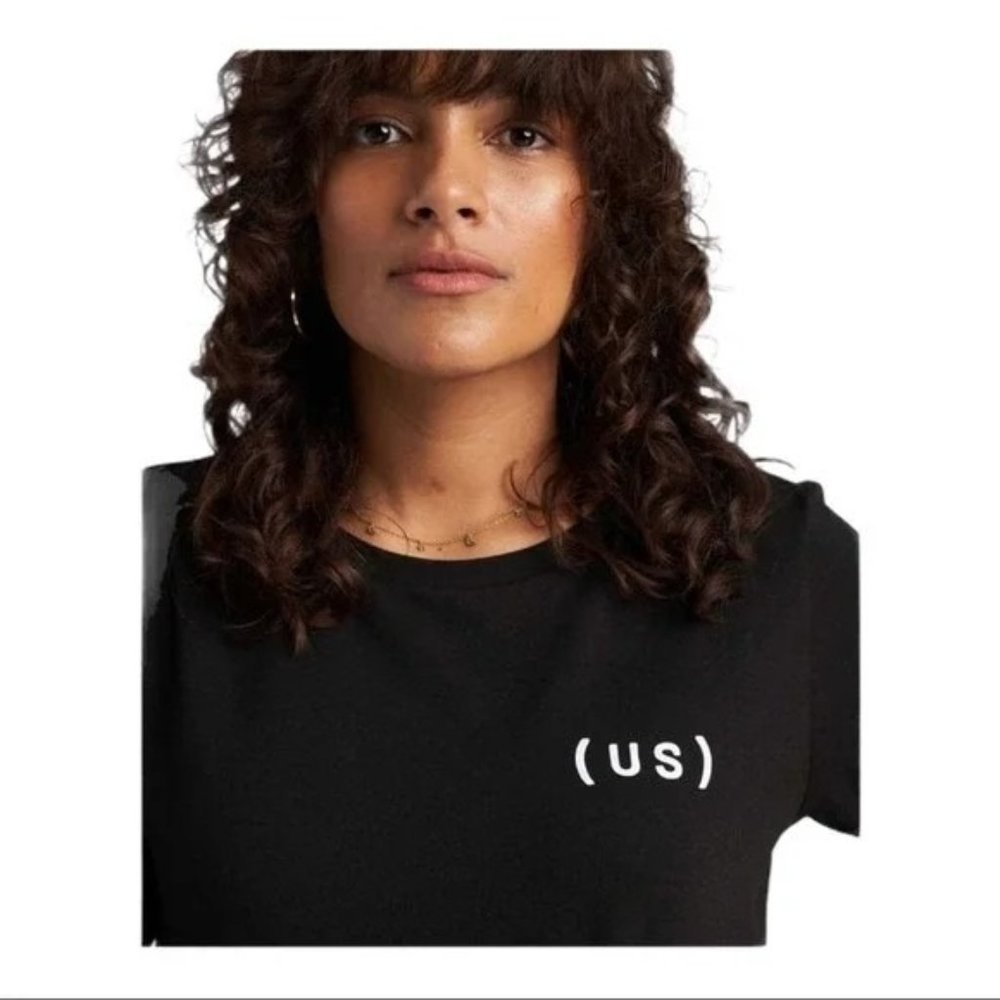Universal Standard Tee Rex Black Logo Short Sleeve T-Shirt xs
